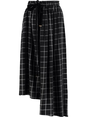 Mother Of Pearl Ruby Asymmetric Skirt