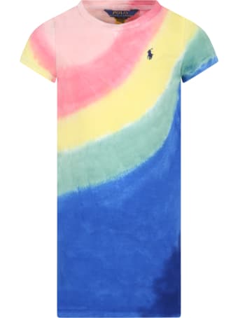 Ralph Lauren Multicolor Dress For Girl