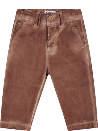 Dondup Brown Pants For Baby Boy