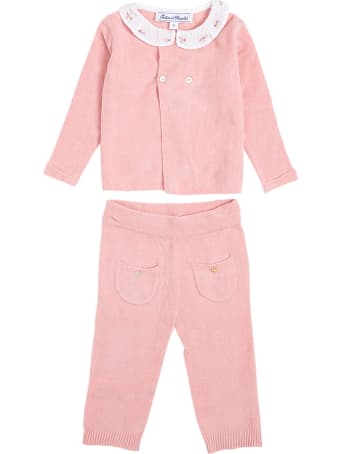 Tartine et Chocolat Coordinated Pink Cotton Suit