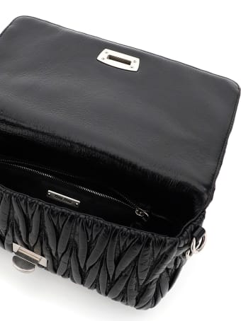 Miu Miu Quilted Shoulder Bag With Pouch