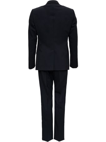 Dolce & Gabbana Black Wool Tailored Suit