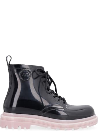 Melissa Melissa Coturno + Viktor & Rolf - Pvc Combat Boots