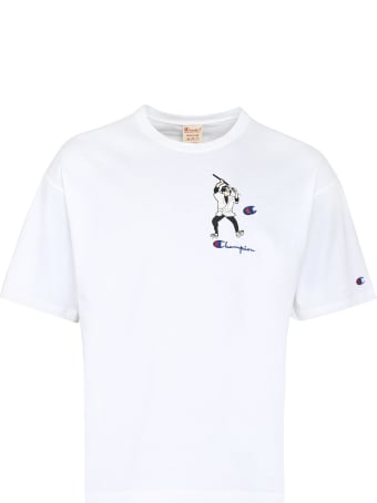 Champion Printed Cotton T-shirt
