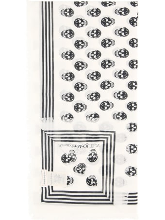 Alexander McQueen Biker Skull Scarf