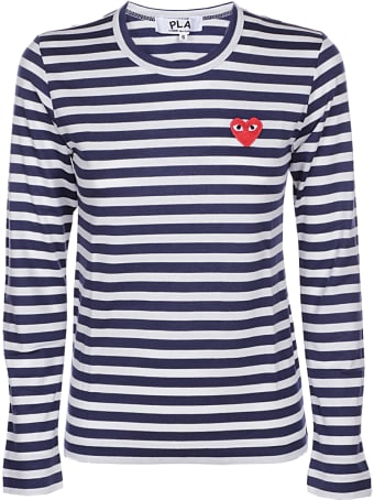 Comme des Garçons Play Play Striped T-shirt