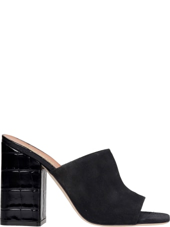 Paris Texas Milano Sandals In Black Suede