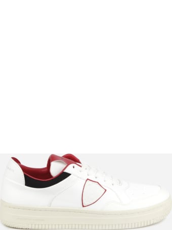 Philippe Model Vegan Leather Sneakers With Contrasting Inserts