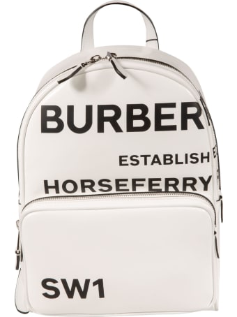 Burberry Logo Printed Backpack