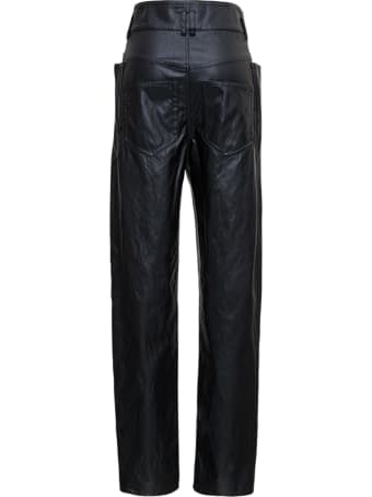 Isabel Marant Étoile Tessini Black Leatheret Pants