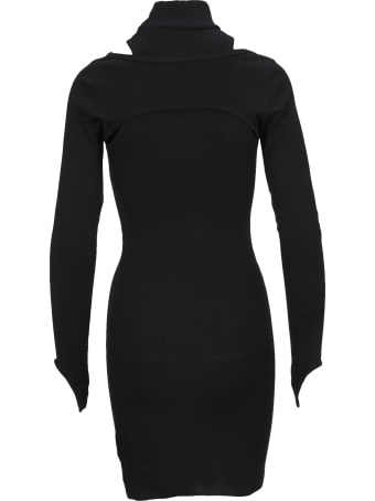 Helmut Lang Dress Cotton Rib