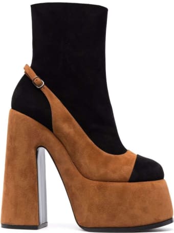 Casadei Roxy Suede Platform Decolletè 160 Cm