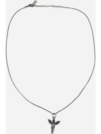 Saint Laurent Necklace With Brass Pendant