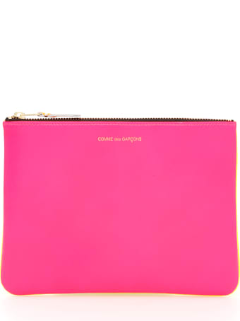 Comme des Garçons Wallet Super Fluo Pouch