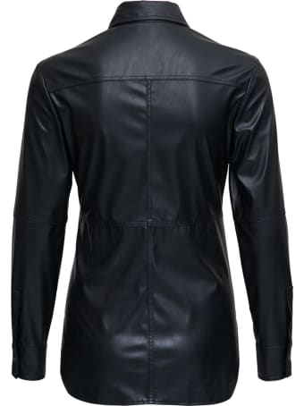 Antonelli Cyclops Black Leatheret Shirt