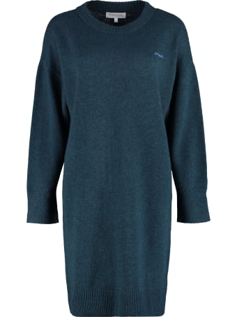 Maison Labiche Embroidered Knit Dress