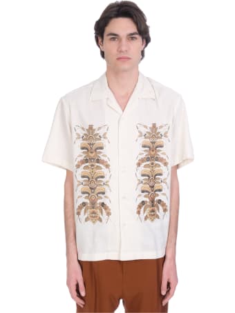 CMMN SWDN Shirt In Beige Silk