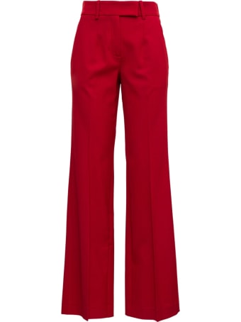 Tela Red Pants In Wool Blend