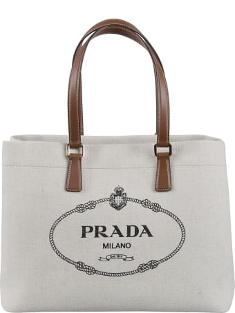 Prada Classic Logo Shopper Bag