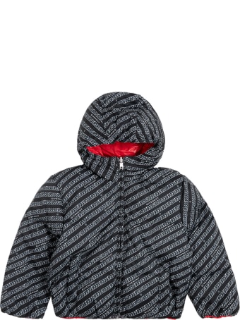 Givenchy Reversible Nylon Down Jacket With Allover Logo Print