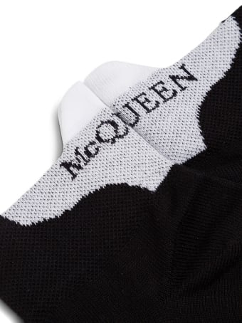 Alexander McQueen Cotton Socks With Logo