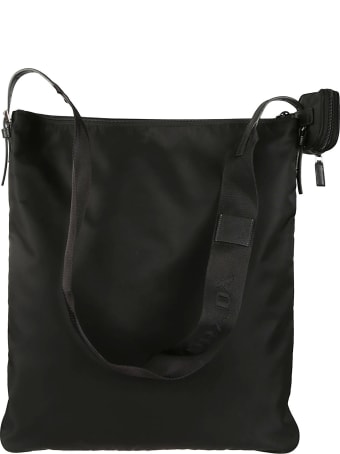 Prada Logo Plaque Crossbody Bag