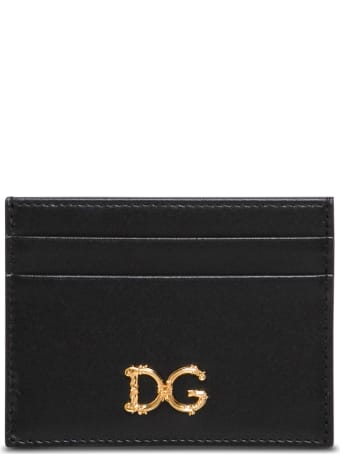 Dolce & Gabbana Card Holder With Dg Barocco Logo