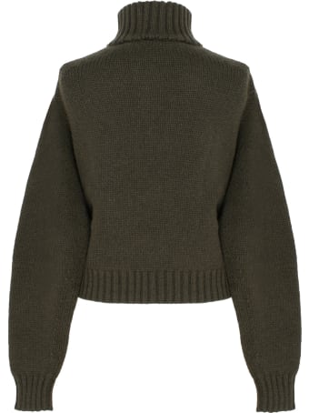Saverio Palatella Black Cashmere Turtleneck Sweater