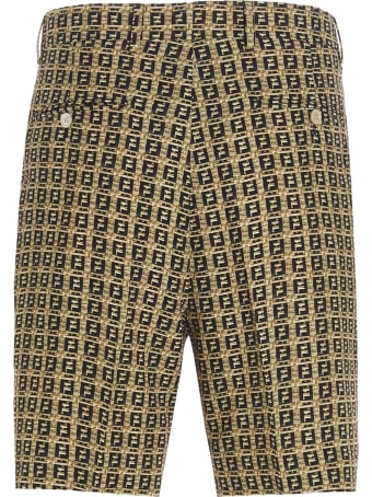Fendi 'ff Interlace Bamboo' Bermuda