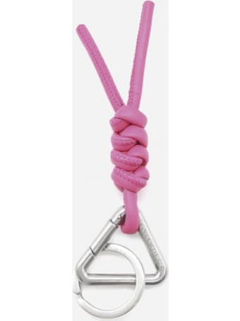 Bottega Veneta Keychain Made Of Leather