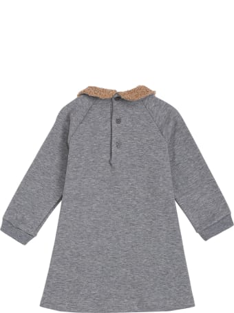 Il Gufo Bamby Grey Cotton Dress