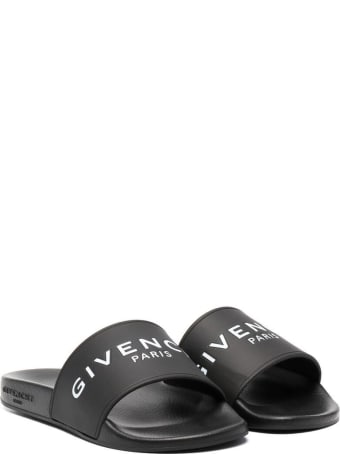 Givenchy Rubber Slide Sandals With Logo