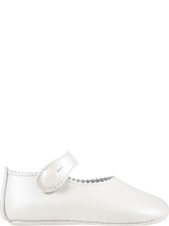 Gallucci Ivory Ballet-flats For Baby Girl