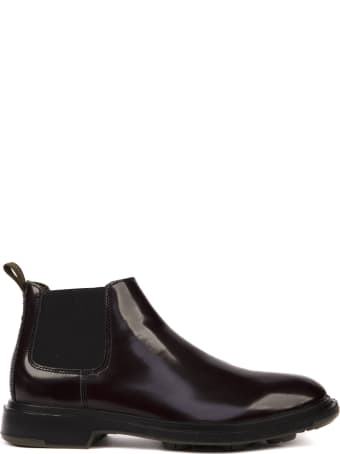 Pezzol 1951 Auburgine Color Calf Leather Boots