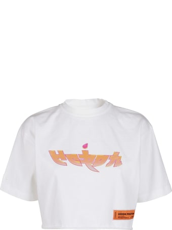 HERON PRESTON White Cotton T-shirt