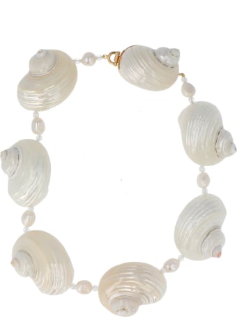 Prada 'shell Pearl' Necklace