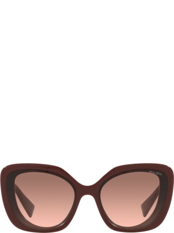 Miu Miu Miu Miu Mu 06xs Pink Bordeaux Sunglasses