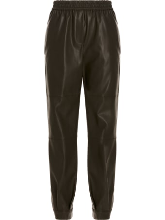 (nude) Eco-leather Pants