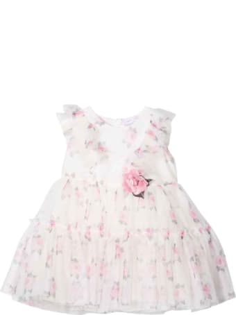 Monnalisa Newborn Floral Dress
