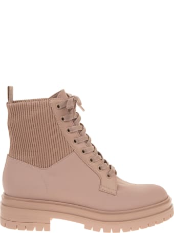 Gianvito Rossi Woman Pink Peach Martis 20 Ankle Boots
