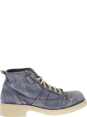 OXS Frank 1000 - Lace-up Ankle Boot In Canvas