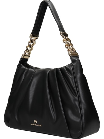 Michael Kors Tote In Black Leather