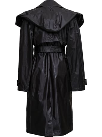 Bottega Veneta Double-breasted Coated Cotton Twill Trench Coat
