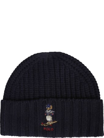 Ralph Lauren Chunky Rib Bear Beanie