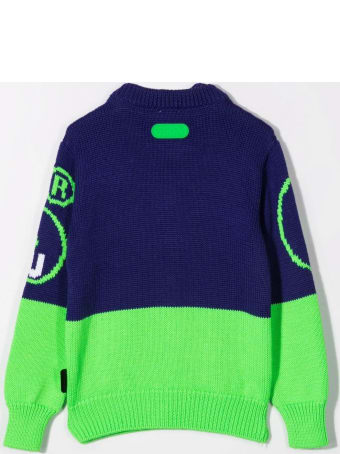 GCDS Mini Two-tone Sweater