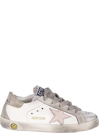 Golden Goose Superstar Leather Upper And Star Checkered