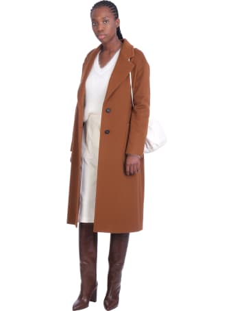 Tagliatore 0205 Christie Coat In Brown Wool