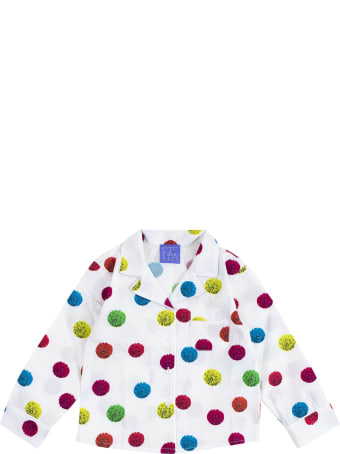 Stella Jean Polka Dot Printed Cotton Shirt