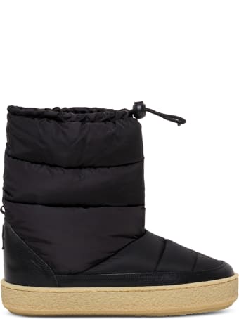 Isabel Marant Zeik Black Nylon Padded Boots