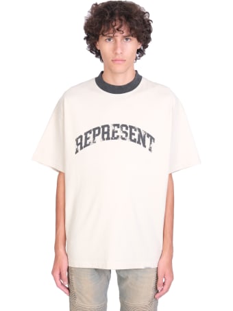 REPRESENT T-shirt In White Cotton